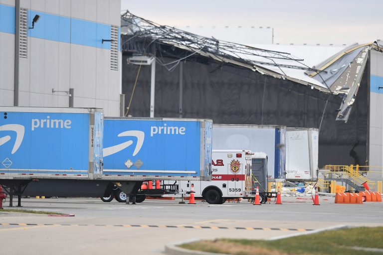 Amazon has been criticized for the safety of its tornado-damaged warehouse