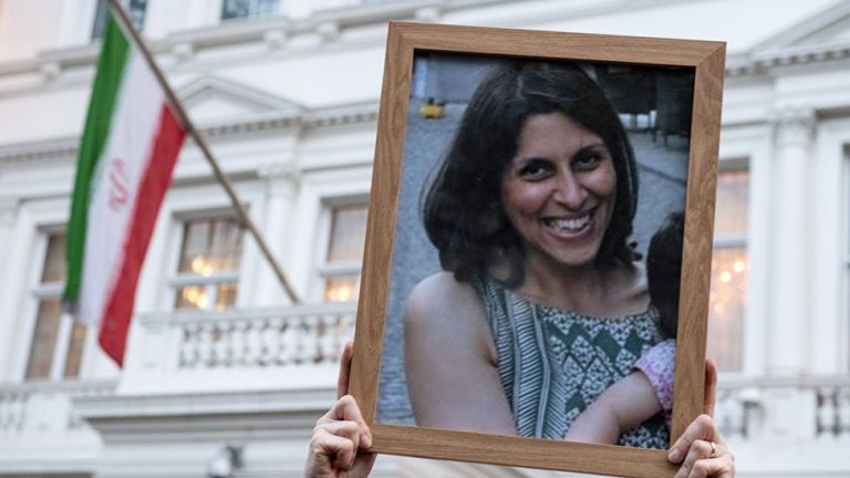 How is Nazanin Zaghari-Ratcliffe linked to a UK debt to Iran?
