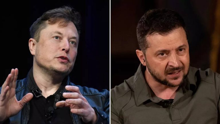 Musk and Zelensky are arguing over the Ukraine “peace plan poll.”