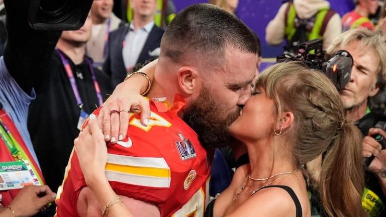Taylor Swift Seals Super Bowl Win with Travis Kelce Kiss