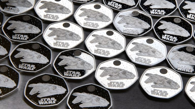 Royal Mint Unveils Star Wars Coin Series Showcasing Millennium Falcon and More